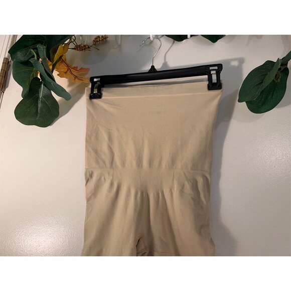 SPANX~Higher Power Shorts~Women’s Shapewear Nude XL High-Waist Tummy Control Sli - Picture 1 of 13
